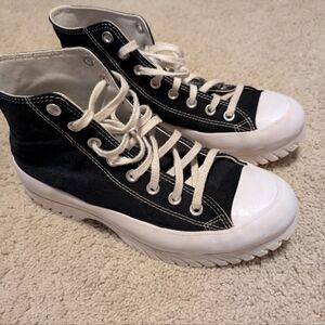 Converse Black and White High-Tops